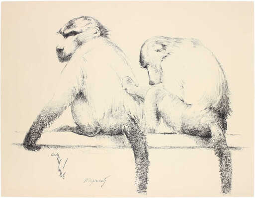 Шендеров Александр Семёнович. Туалет (Павианы)